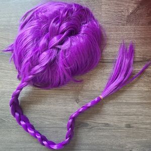 Purple Braided Wig